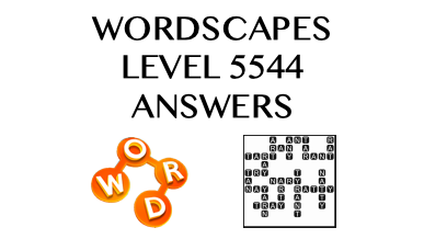 Wordscapes Level 5544 Answers