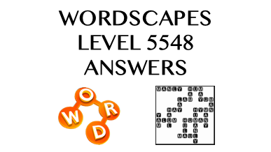 Wordscapes Level 5548 Answers