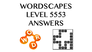 Wordscapes Level 5553 Answers