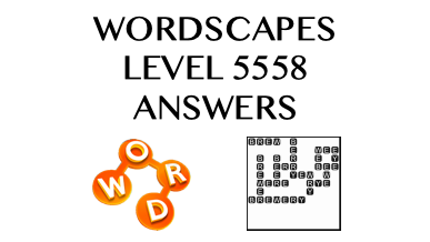 Wordscapes Level 5558 Answers