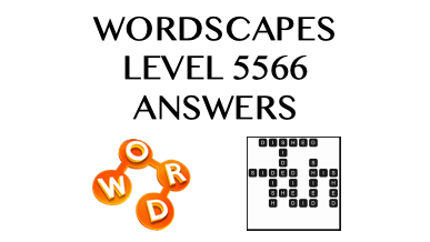Wordscapes Level 5566 Answers