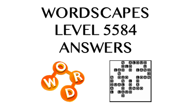 Wordscapes Level 5584 Answers