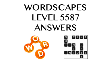 Wordscapes Level 5587 Answers