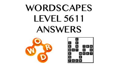 Wordscapes Level 5611 Answers