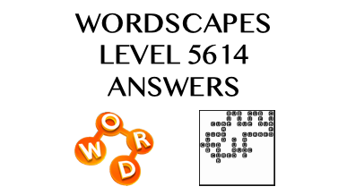 Wordscapes Level 5614 Answers