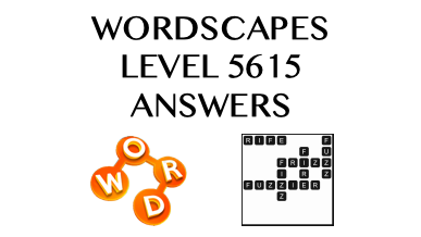 Wordscapes Level 5615 Answers