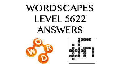 Wordscapes Level 5622 Answers