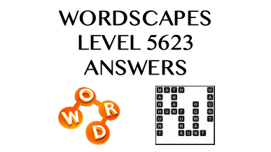 Wordscapes Level 5623 Answers