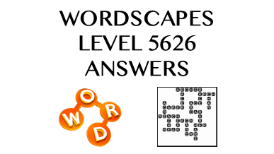 Wordscapes Level 5626 Answers