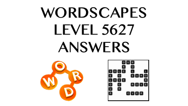 Wordscapes Level 5627 Answers