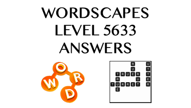 Wordscapes Level 5633 Answers