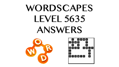 Wordscapes Level 5635 Answers