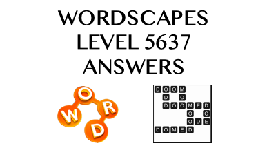 Wordscapes Level 5637 Answers