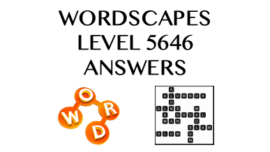 Wordscapes Level 5646 Answers