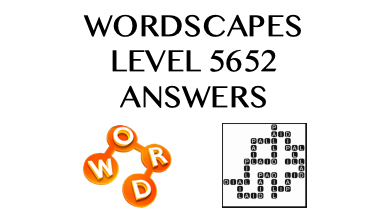 Wordscapes Level 5652 Answers