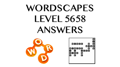 Wordscapes Level 5658 Answers