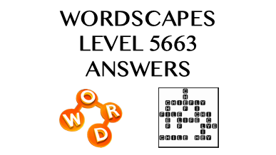 Wordscapes Level 5663 Answers