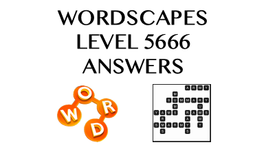 Wordscapes Level 5666 Answers