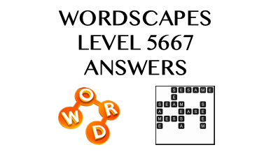 Wordscapes Level 5667 Answers