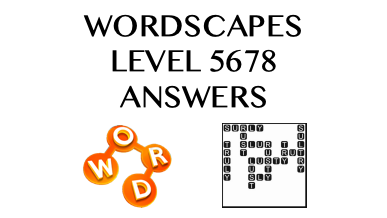 Wordscapes Level 5678 Answers