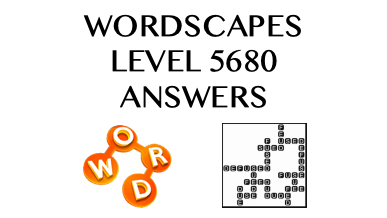 Wordscapes Level 5680 Answers