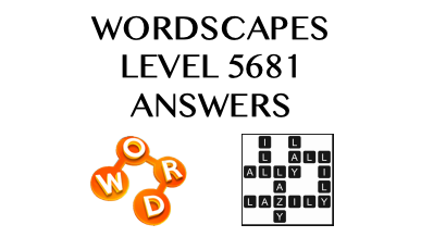 Wordscapes Level 5681 Answers