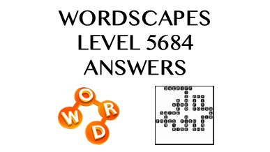 Wordscapes Level 5684 Answers
