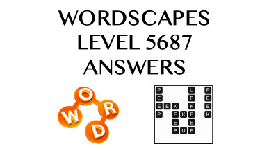 Wordscapes Level 5687 Answers