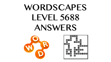 Wordscapes Level 5688 Answers