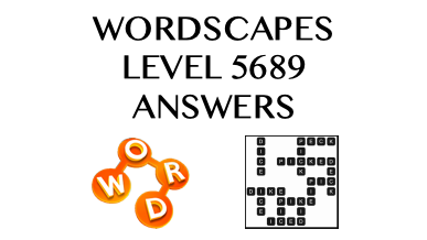 Wordscapes Level 5689 Answers