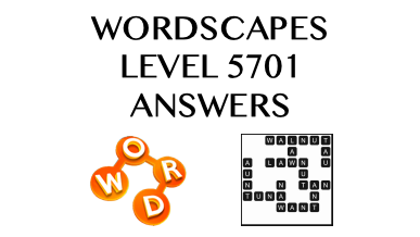 Wordscapes Level 5701 Answers