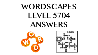 Wordscapes Level 5704 Answers