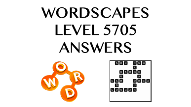 Wordscapes Level 5705 Answers