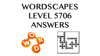 Wordscapes Level 5706 Answers