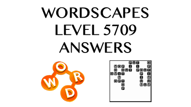 Wordscapes Level 5709 Answers