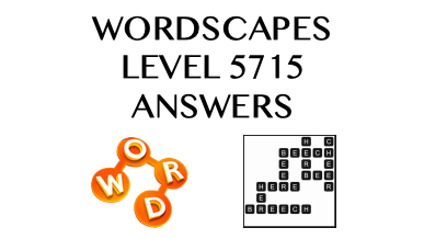 Wordscapes Level 5715 Answers
