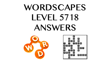 Wordscapes Level 5718 Answers