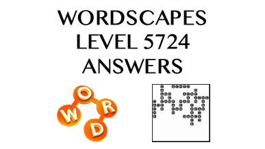 Wordscapes Level 5724 Answers