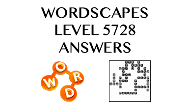 Wordscapes Level 5728 Answers