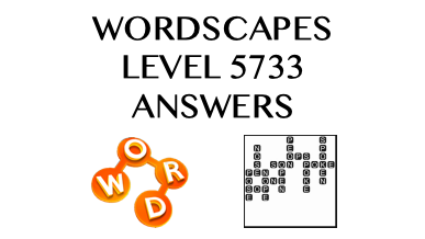 Wordscapes Level 5733 Answers