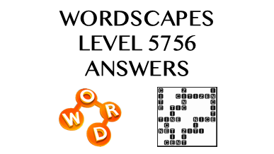 Wordscapes Level 5756 Answers