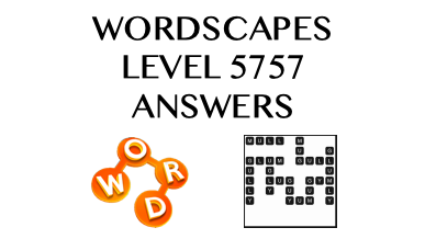 Wordscapes Level 5757 Answers