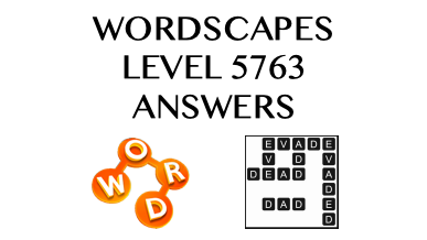 Wordscapes Level 5763 Answers