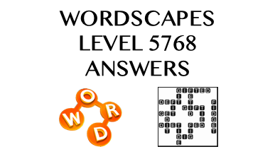 Wordscapes Level 5768 Answers