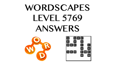 Wordscapes Level 5769 Answers