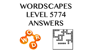 Wordscapes Level 5774 Answers