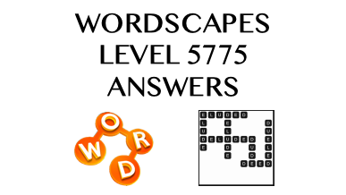 Wordscapes Level 5775 Answers