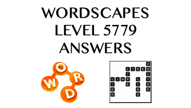 Wordscapes Level 5779 Answers