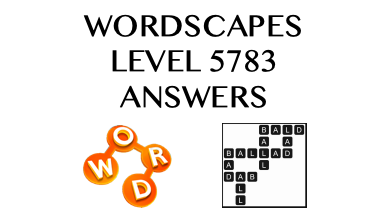 Wordscapes Level 5783 Answers