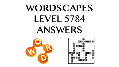 Wordscapes Level 5784 Answers